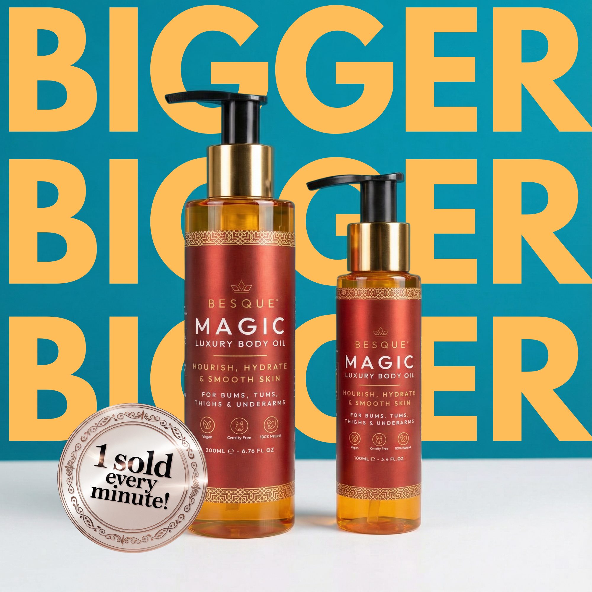 Besque® Magic Body Oil XL - 200ml